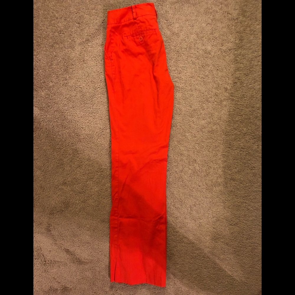 Talbots Orange Stretch cotton pants